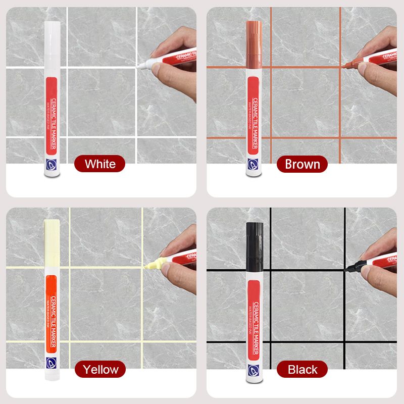 Pousbo Anti-Mold and Waterproof Grout Pen for Ceramic Tiles