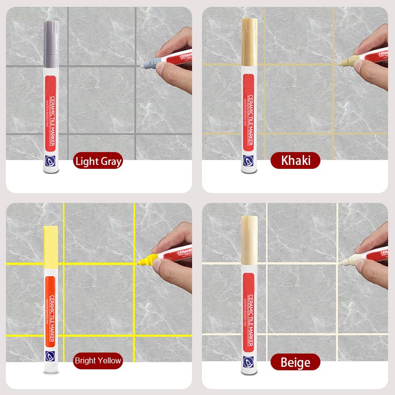 Pousbo Anti-Mold and Waterproof Grout Pen for Ceramic Tiles