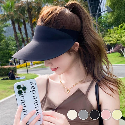🔥UV Non-marking integrated sun protection hat
