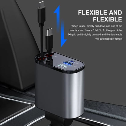 BowLift | Fast charging retractable car charger (compatible with all cars and all phones)
