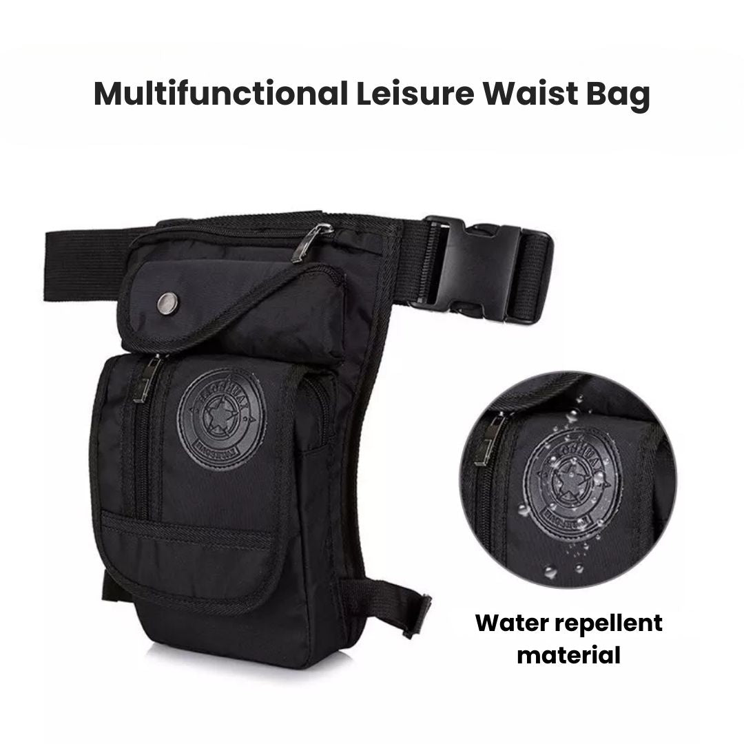 BowLift | Outdoor Leg Bag – Waterproof Motorcycle Thigh & Hip Pouch for Travel & Adventure