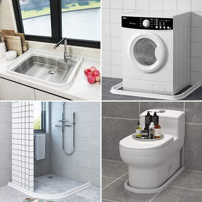Sandsberg | Silicone Water Retention Strip | Flexible Splash Guard for Shower