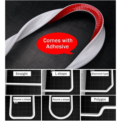 Sandsberg | Silicone Water Retention Strip | Flexible Splash Guard for Shower