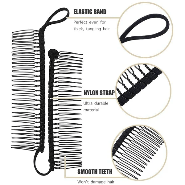Vintage stretchable banana clip