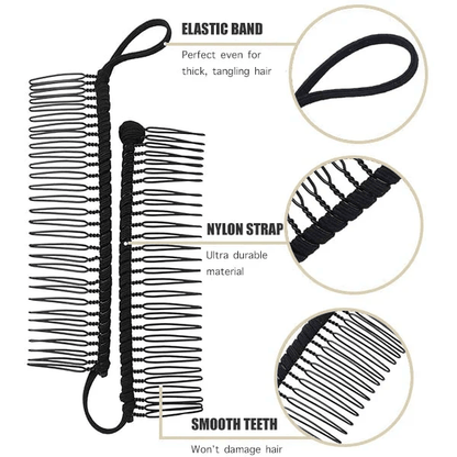 Vintage stretchable banana clip
