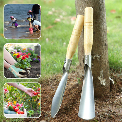 Skanto | Garden Tools - Weeding Spade, Transplanting Spade and Rake