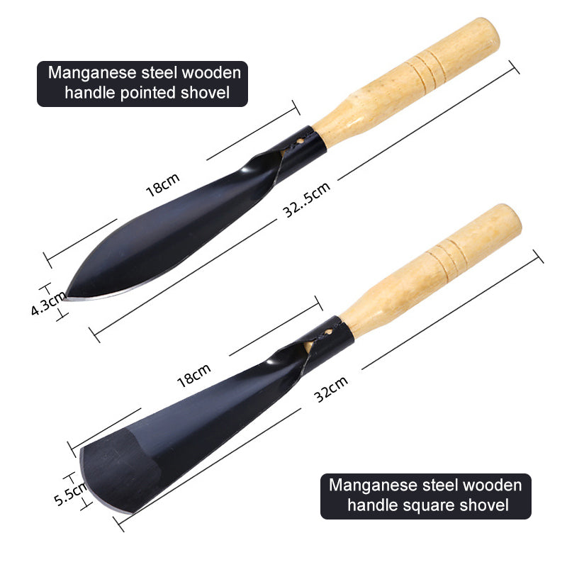 Skanto | Garden Tools - Weeding Spade, Transplanting Spade and Rake