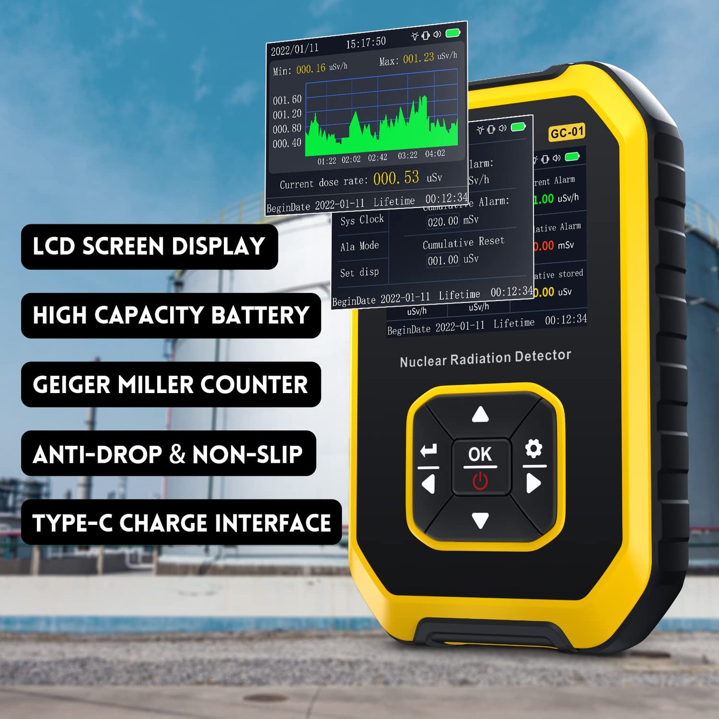 BowLift | Geiger counter nuclear radiation detector