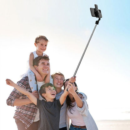 Skanto | Bluetooth Selfie Stick Tripod with Phone Holder and Beauty Fill Light