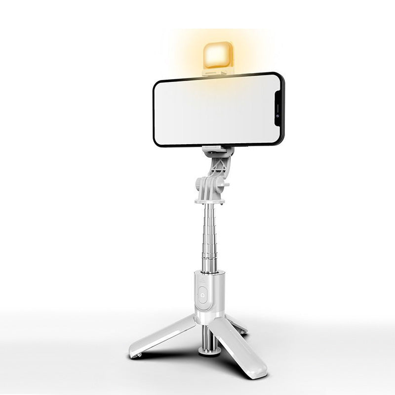 Skanto | Bluetooth Selfie Stick Tripod with Phone Holder and Beauty Fill Light