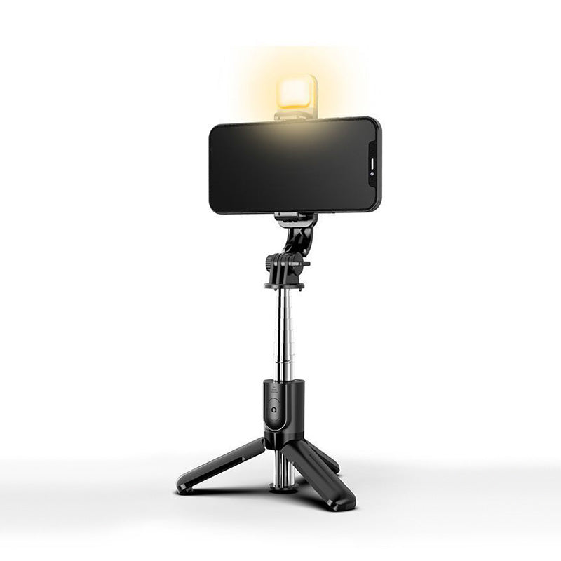 Skanto | Bluetooth Selfie Stick Tripod with Phone Holder and Beauty Fill Light