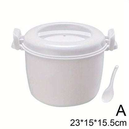 Skanto | Microwave Rice Cooker and Steamer - Versatile Vegetable Steamer, Pasta Maker, Soup and Pressure Cooker, Multi-Function Kitchen Bowl