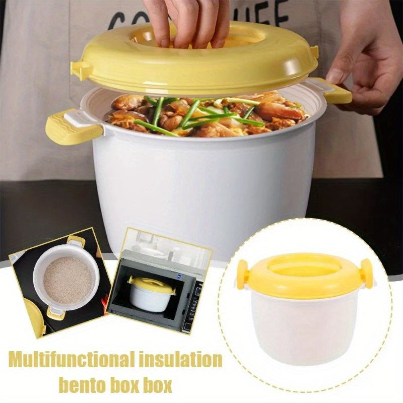 Skanto | Microwave Rice Cooker and Steamer - Versatile Vegetable Steamer, Pasta Maker, Soup and Pressure Cooker, Multi-Function Kitchen Bowl