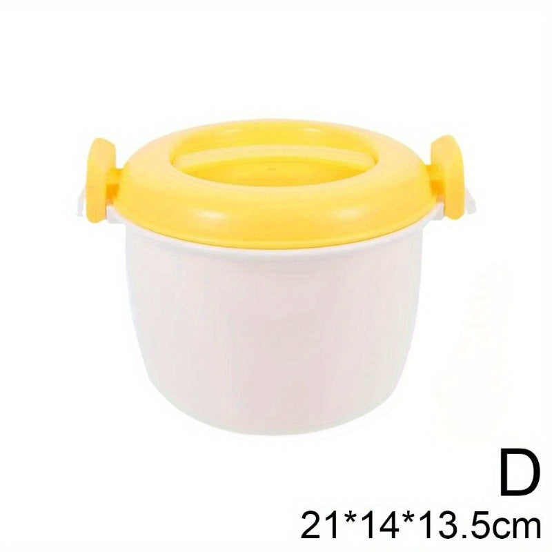 Skanto | Microwave Rice Cooker and Steamer - Versatile Vegetable Steamer, Pasta Maker, Soup and Pressure Cooker, Multi-Function Kitchen Bowl