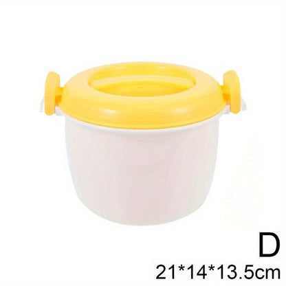 Skanto | Microwave Rice Cooker and Steamer - Versatile Vegetable Steamer, Pasta Maker, Soup and Pressure Cooker, Multi-Function Kitchen Bowl