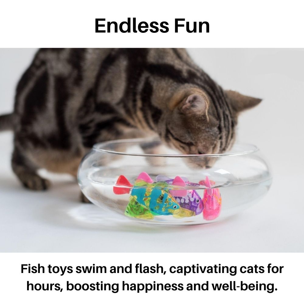 Skanto | AquaPret Interactive Cat Toy – Moving Fish with Lights