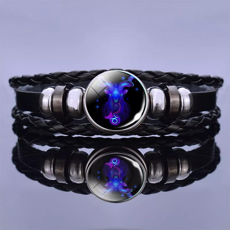Bracelet with 12 zodiac signs
