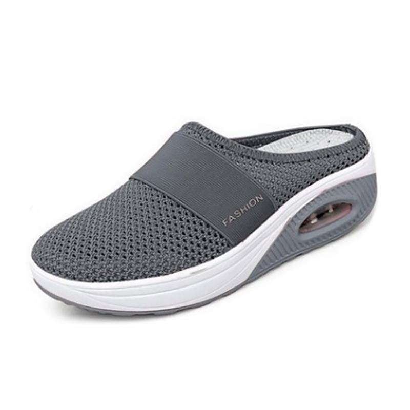 Skanto | Flat Slingback Sandals Made of Mesh