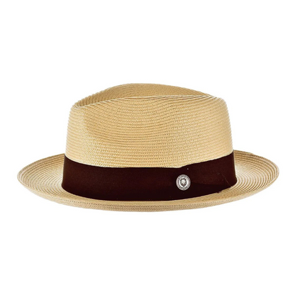 Natural Straw Fedora Hat | Bowlift