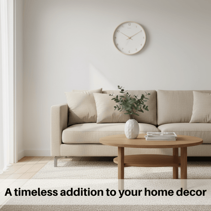 Skanto | Analog Wooden Wall Clock with Silent Movement