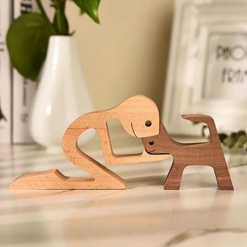 BowLift | Pet Lover - Wood Sculpture Table Ornaments