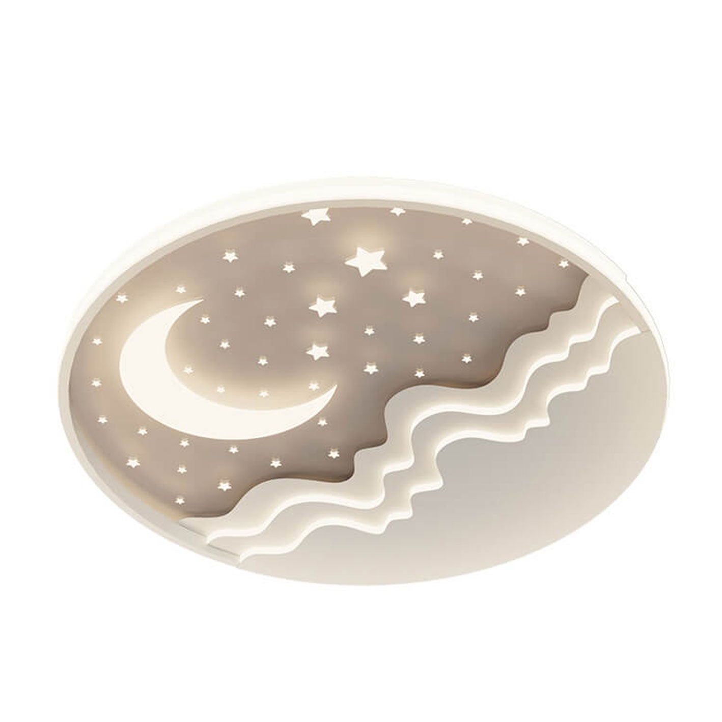 Frendorf | LunaAura LED ceiling light | Heavenly moon-star design