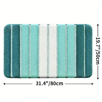 Skanto | Lumiere Striped Absorbent Bath Mat