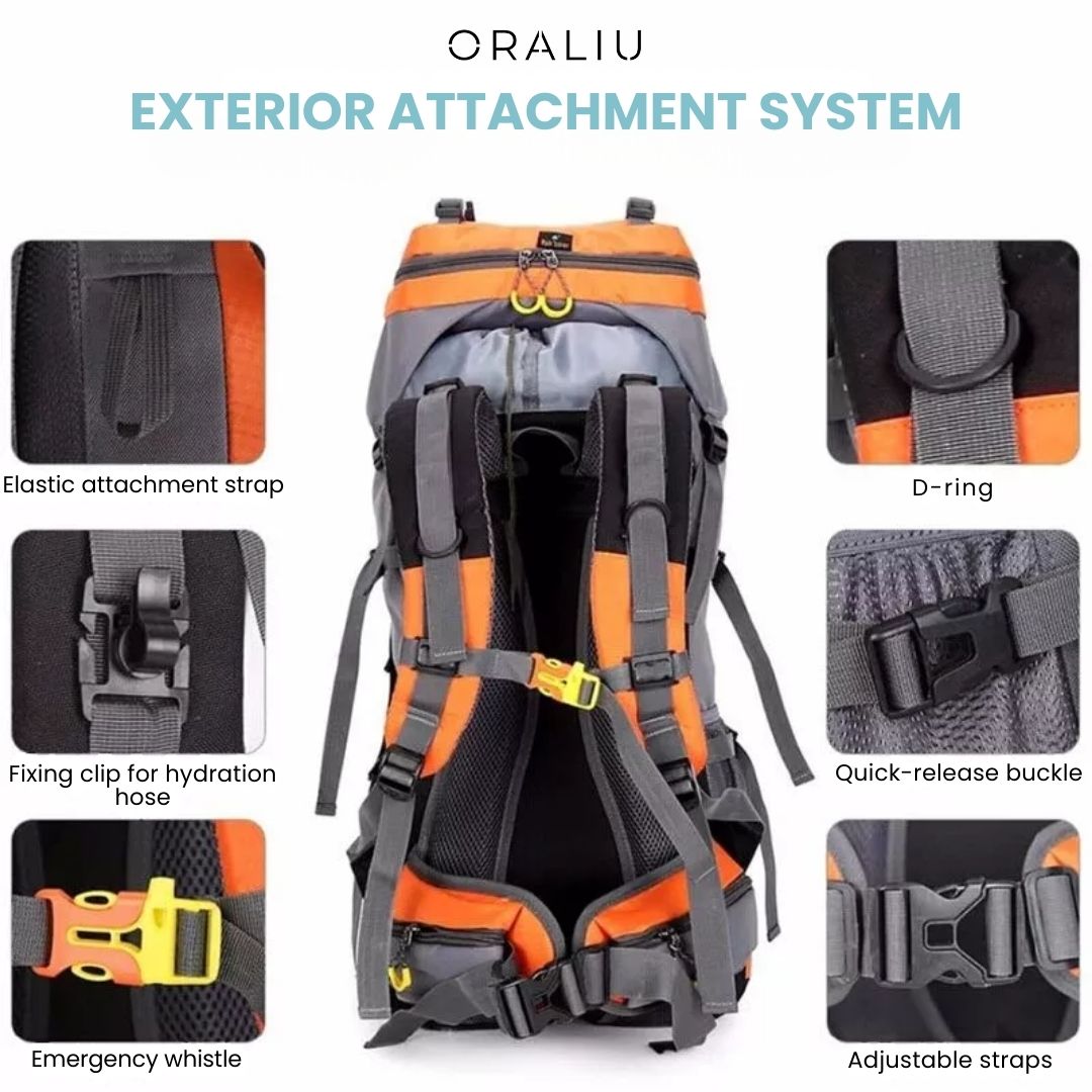 Skanto | 60L Waterproof Backpack – Ultimate Outdoor Backpack for All Adventures