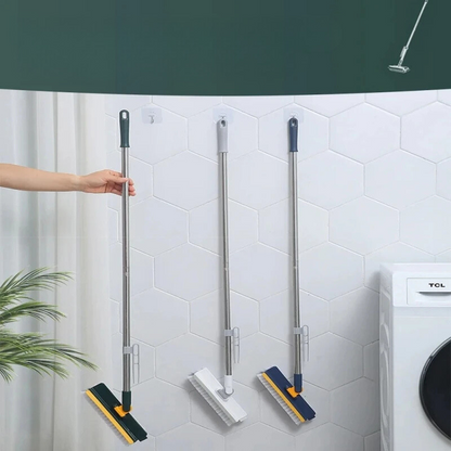 BowLift | Glazora DuoBrush Cleaning Brush | 2-in-1 for Floors & Windows | With Swivel Head & Telescopic Handle | Effortless Cleanliness