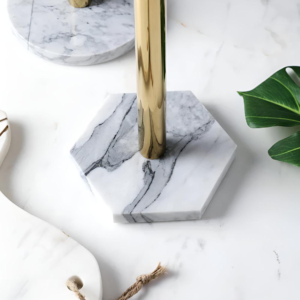 BowLift | Marble Base Paper Towel Holder