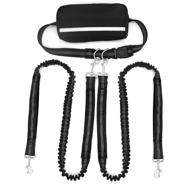 Skanto | Hands-Free Dog Leash with Zipper Pocket