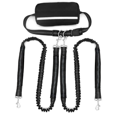 Skanto | Hands-Free Dog Leash with Zipper Pocket