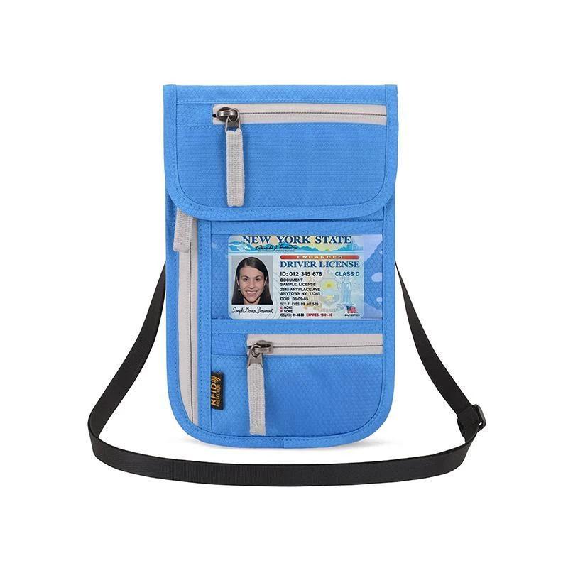 Travel wallet with RFID blocking