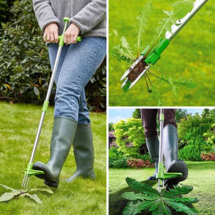 BowLift | RootRipper Garden Weed Puller Tool - Heavy-Duty Handheld Weeder for Efficient Weed Removal in Lawns & Gardens