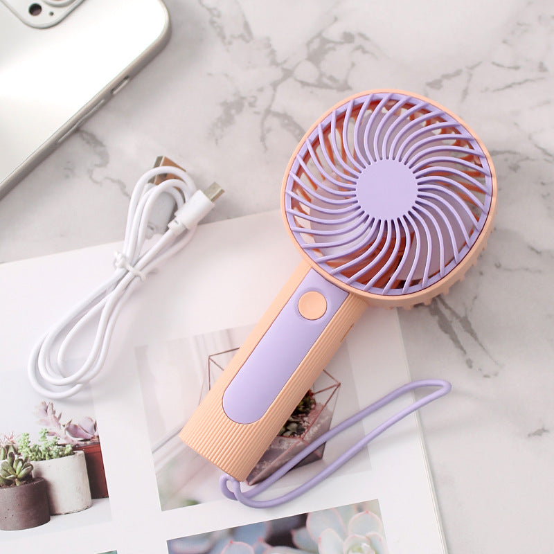 Mini Handheld USB Rechargeable Fan - 3-Speed Portable Air Cooler | Karnz