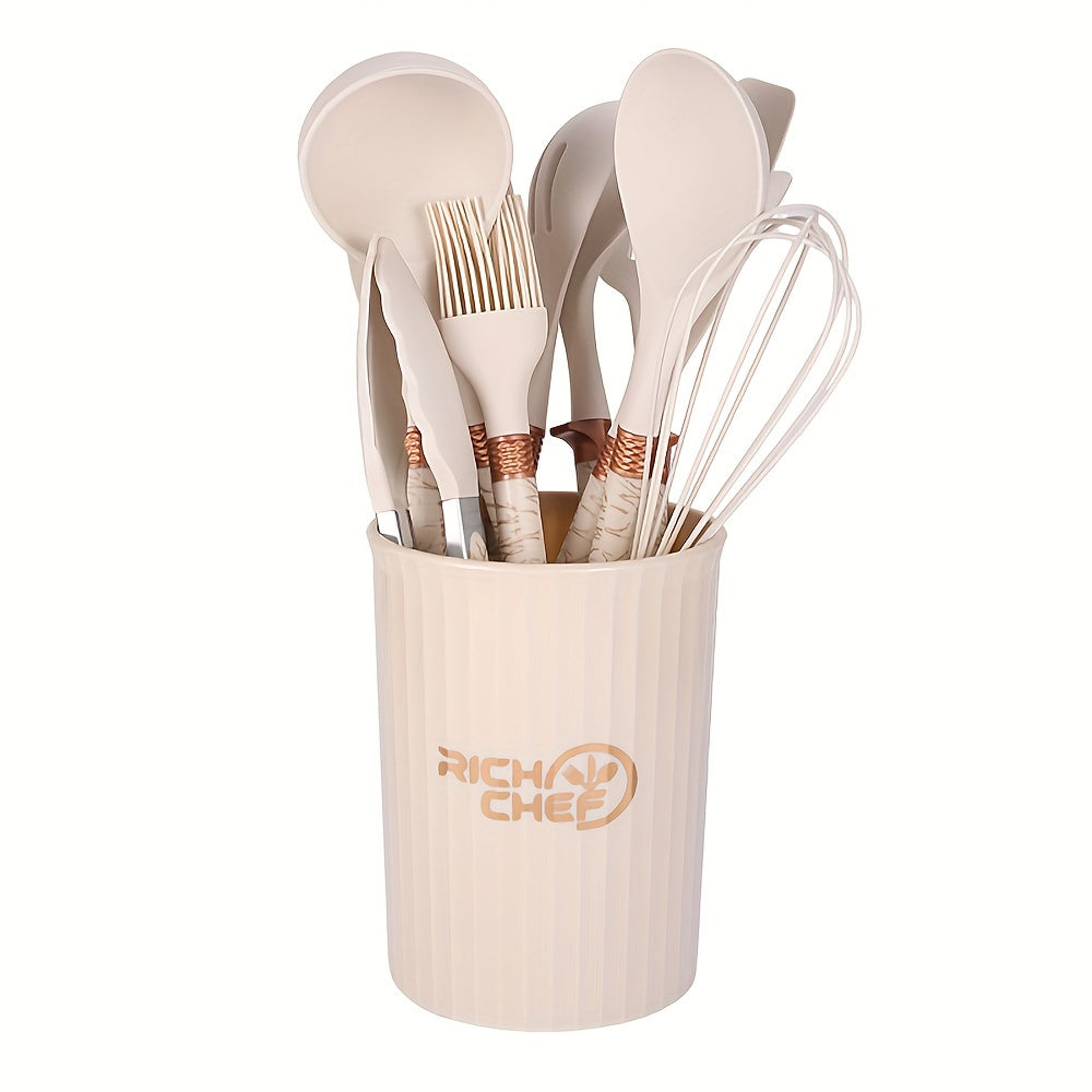 Skanto | Cooking - Kitchen Joy with the Elegant Silicone Kitchen Utensil Set