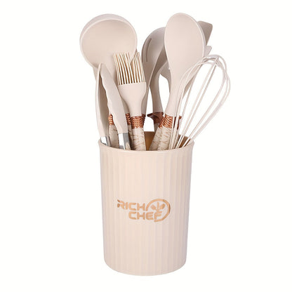 Skanto | Cooking - Kitchen Joy with the Elegant Silicone Kitchen Utensil Set