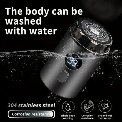 BowLift | Mini Electric Razor — Portable waterproof grooming device with 15 blades