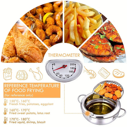 ThermaFryer - Premium Fryer with Temperature Control Bowlift
