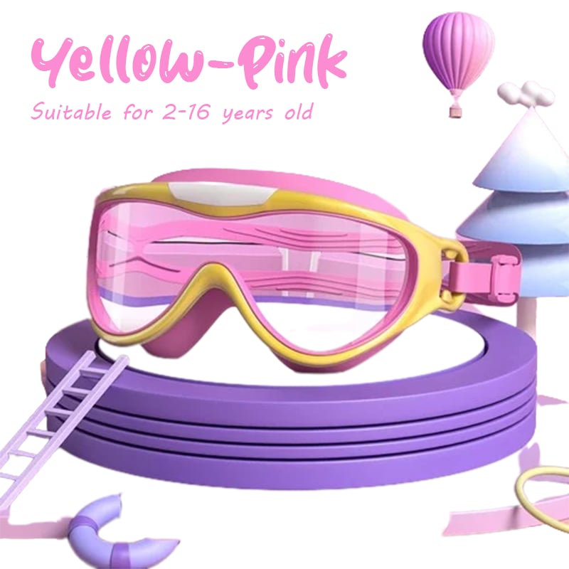 BowLift | HD children's large frame waterproof and anti-fog swimming goggles