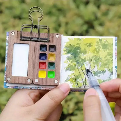 Skanto | Mobile Watercolor Paint Set with 24 Colors
