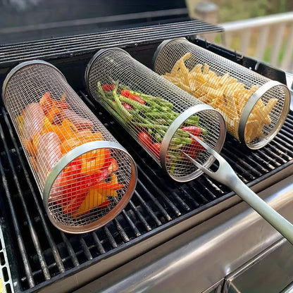 GrillMaster DuoLock Grill Basket made of stainless steel Bowlift