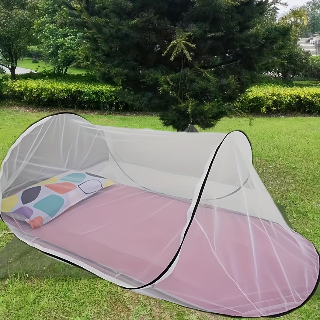 BowLift | InsectoGuard Solo Mosquito Net | Ultralight & Foldable | With Zipper | 200×80×56 cm | For 1 Person