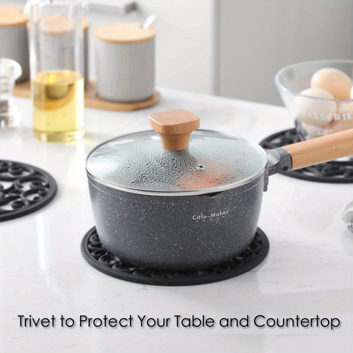 BowLift | Silicone Heat Resistant Trivets for Kitchen