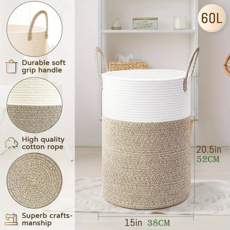 Skanto | Stylish Cotton Storage Basket