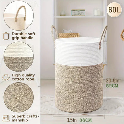 Skanto | Stylish Cotton Storage Basket