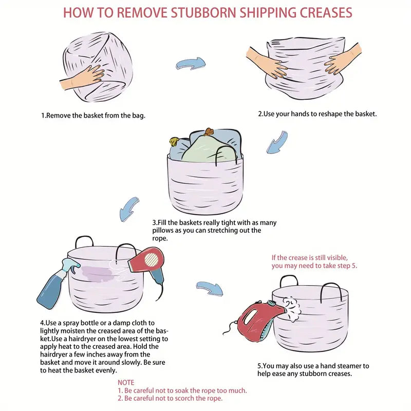 Skanto | Stylish Cotton Storage Basket