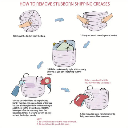 Skanto | Stylish Cotton Storage Basket