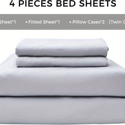 4-Piece Soft Cooling Queen Size Sheets: 14" Deep Pocket, Luxury Hotel-Grade, Shrinkage and Fade Resistant, Easy Care Bed Sheet Set | Kalsten