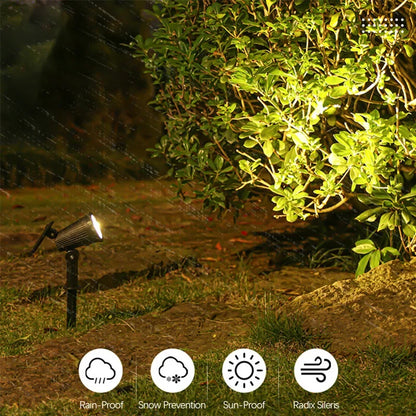 Skanto | Solar-Powered Atlas Spotlights - Outdoor Garden Lighting Spotlights